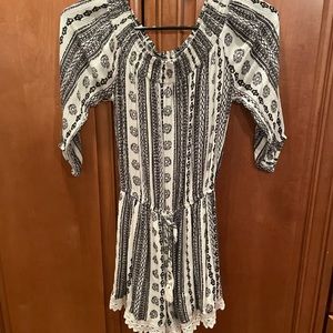 Patterned Abercrombie Romper!